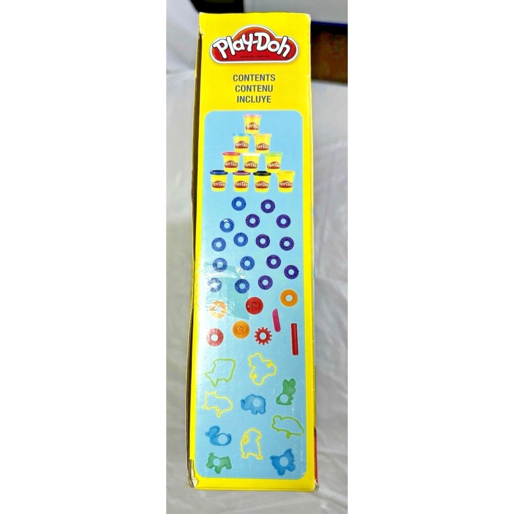 Play-Doh Stamp n Shape Toolkit 30+ Tools & 10 Colors Kids Shape Animal Craft Set - Picture 6 of 15